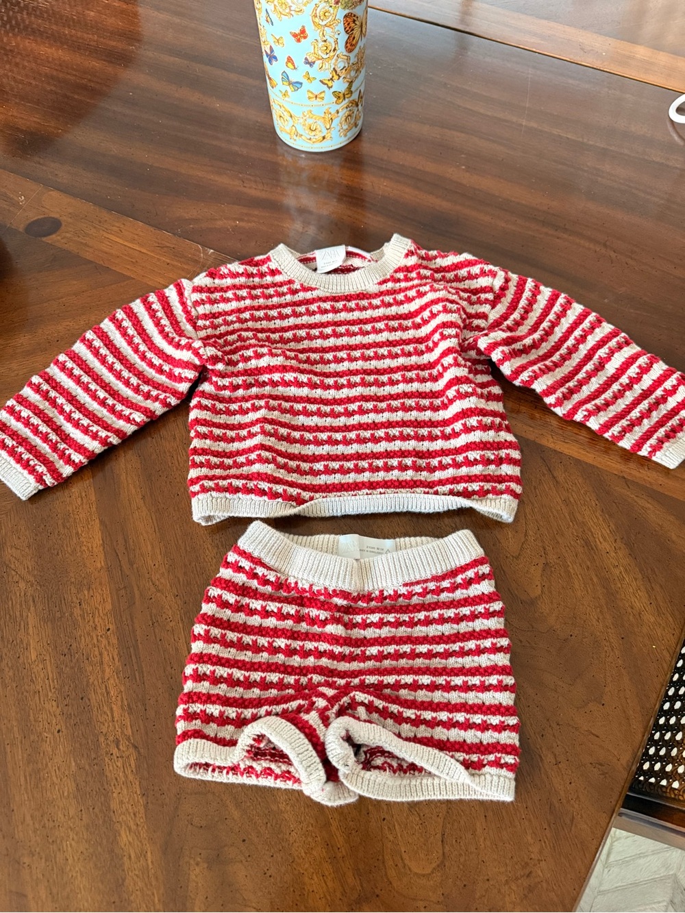 Zara Knitted Sweater and Short Set
